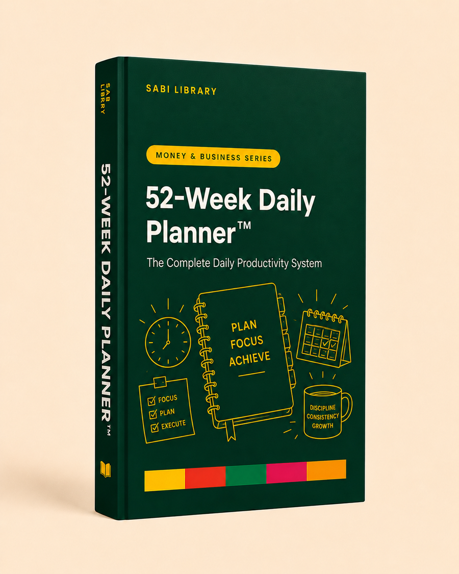52 weeks daily planner